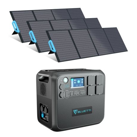 BLUETTI AC200MAX + 3xPV350 Stromaggregat Solar