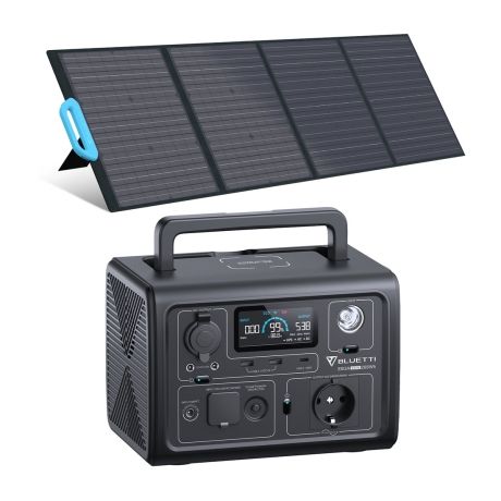 BLUETTI EB3A Tragbare Powerstation + PV120 Solarpanel