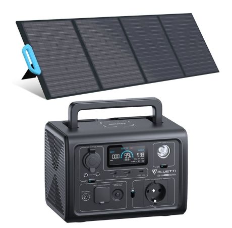 BLUETTI EB55 700W/537 Wh + PV120 Stromaggregat Solar