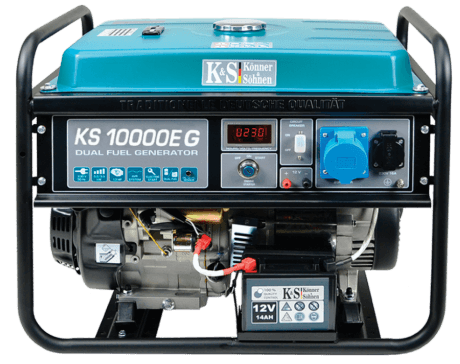 Könner und Söhnen KS 10000E G Hybrid Stromerzeuger GAS / Benzin-Generator