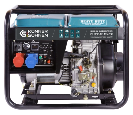 Diesel Generator "Könner & Söhnen" KS 8100HDE-1/3 ATSR (EURO V)