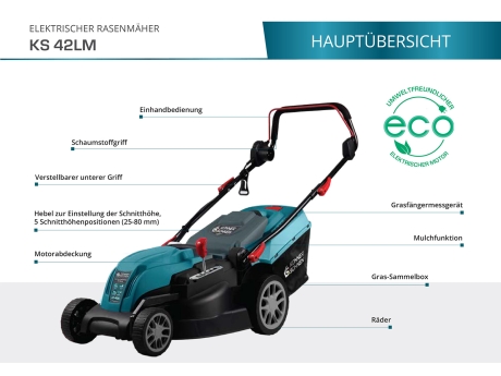 Elektrischer Rasenmäher KS 42LM